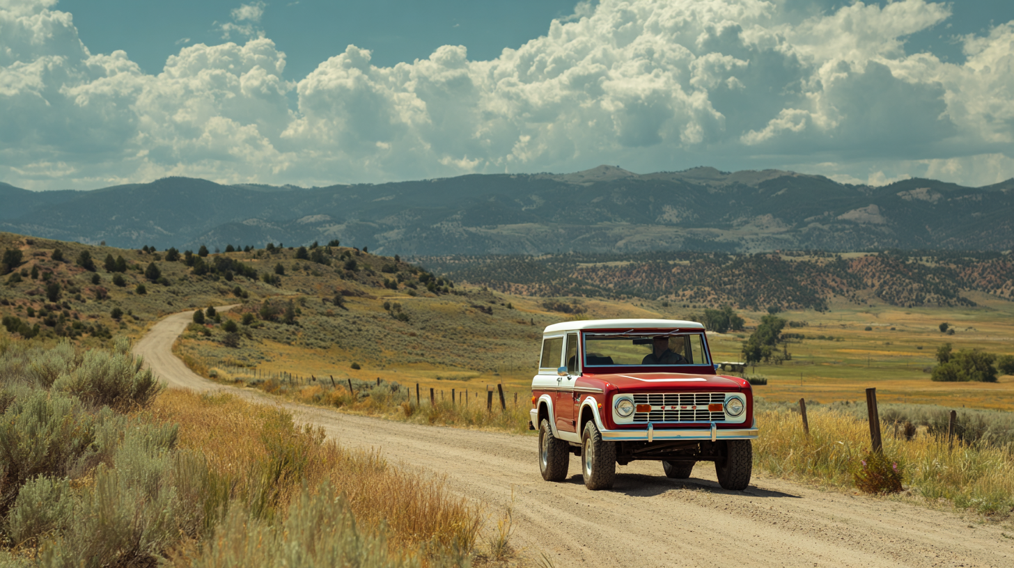 The American Reefer Bronco on the road in Washington